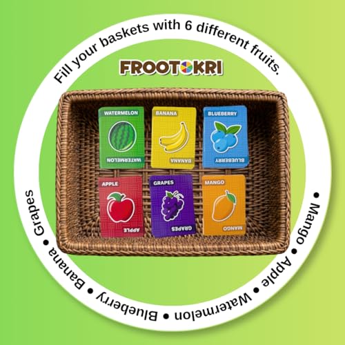 Image of Frootokri Card Game - Fun Family & Party Board Game for Kids, Teens & Adults | 2-5 Players | Quick to Learn in 3 Minutes | Travel Friendly