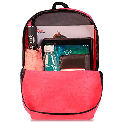 Image of School Backpack,Casual Laptop Bag for Men Women Boys Girls /Office School Day Pack Bag(Pink)