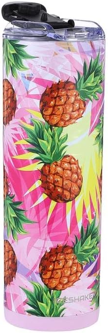 Miniatura 4 de Ice Shaker - Vaso de 20 onzas botella de agua aislada con popote botella de agua de acero inoxidable como se ve en Shark Tank botella de agua con