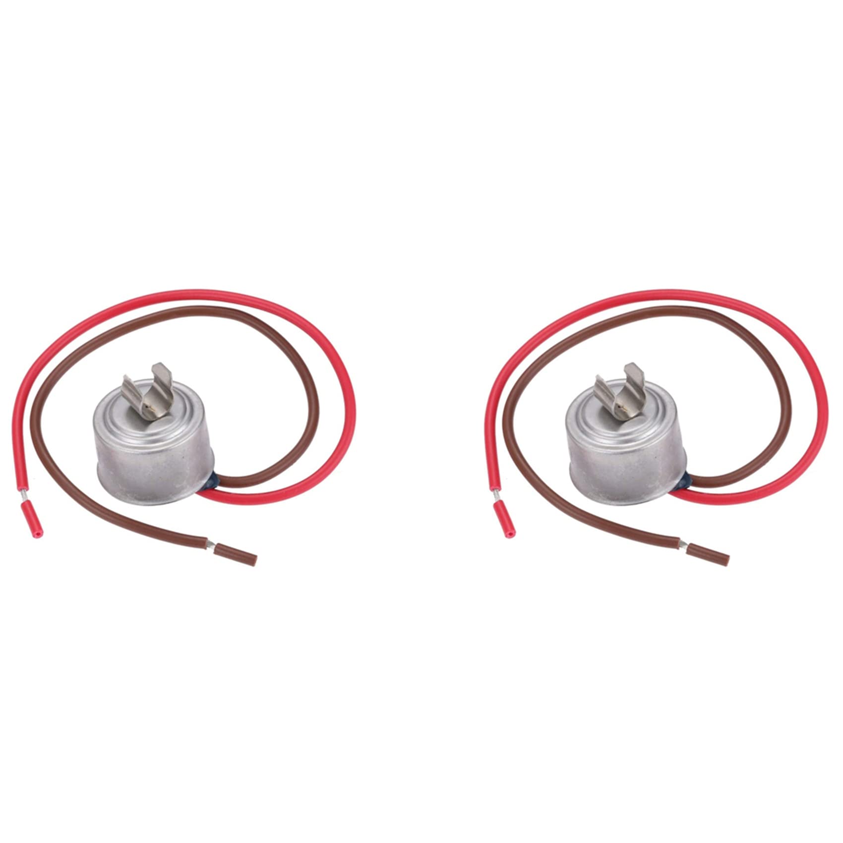 Jnchdghwa Silver 2X 4387503 Refrigerator Defrost Thermostat Replaces Wp4387503 343917 61002113 Ps11742474 Ap6009317 For,