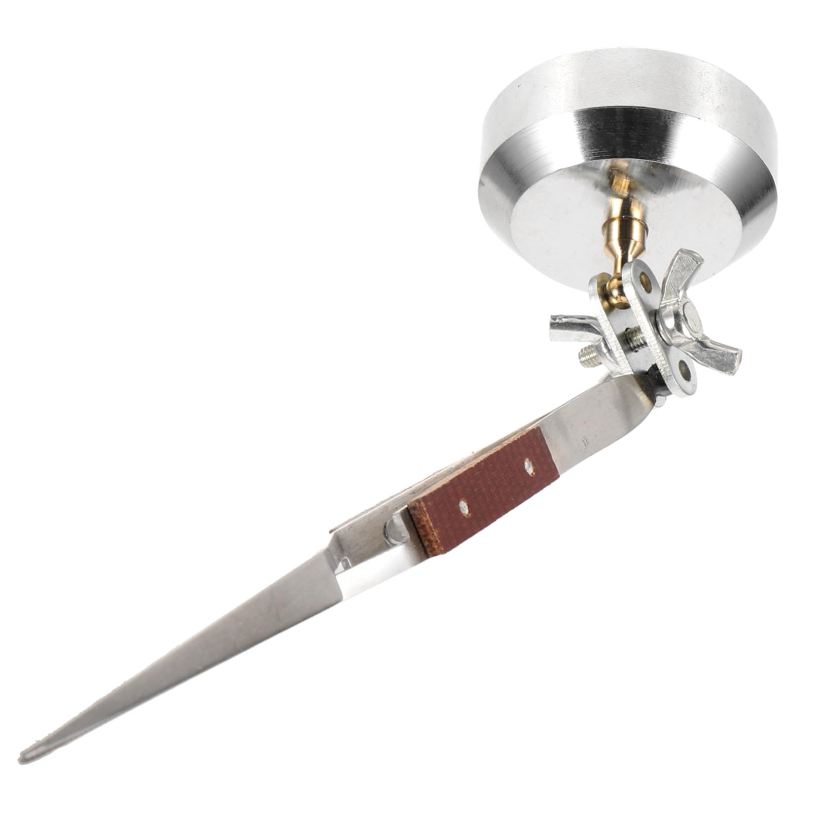 NULYLU Ergonomic Metal Jewelry Tweezers Multi-functional Soldering Tweezers Anti-slip Feature for Beading