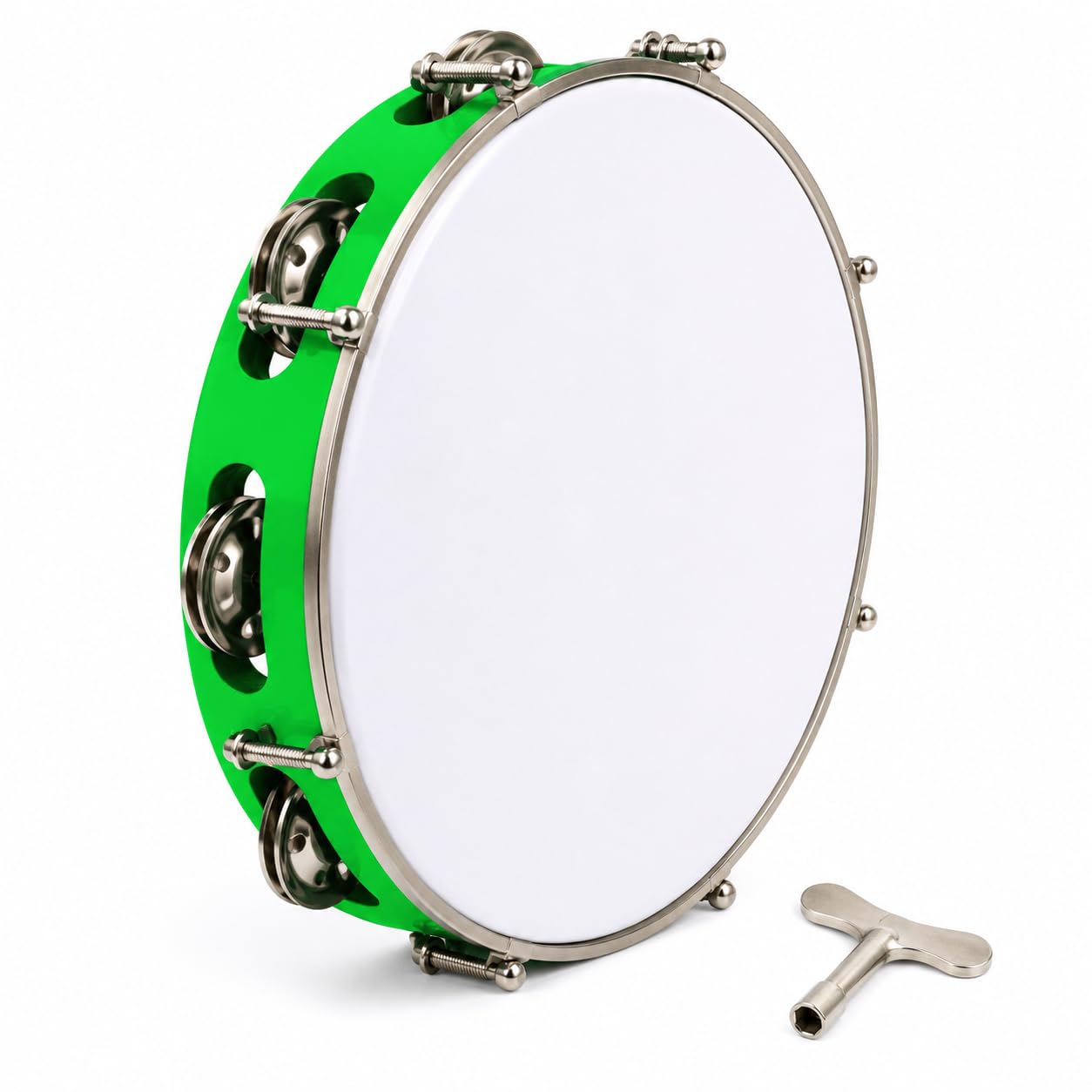 Dafli Musical Instrument 12 inch Tambourine with Beautyful Design | Percussion-image-4