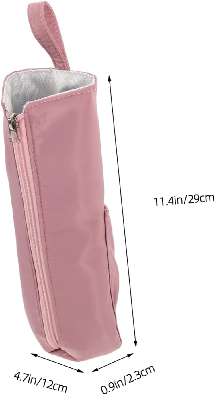 Heat Resistant Waterproof Nylon Curling Iron Bag Portable Travel Pouch for Curling Wand and Combs Organizer Suitable for Home and Travel