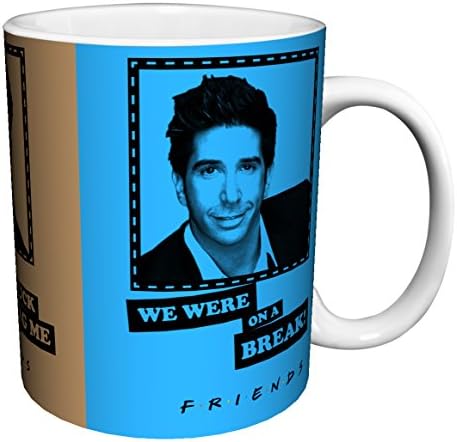 Friends Guys Quotes TV Television Romantic Sitcom Show Ceramic Gift Coffee (Tea, Cocoa) 11 Oz. Mug by Culturenik Kitchen