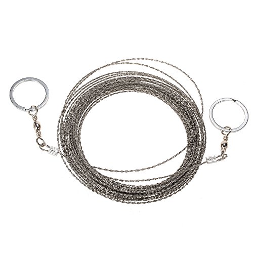 Serra de arame, Romacci Serra de arame, acampamento, caminhada, serra de sobrevivência, kit de ferra