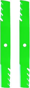 42 Inch Deck Mower Blades Fit for John Deere Z315E Z320M Z320R Z335E Z335M Z345M Lawn Mower Replaces OEM M170642 UC22008 M170639 GY20683 Mulching 2 Pack