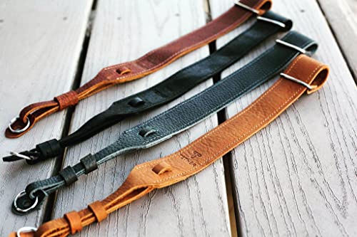 Tether Black Leather Wrist Camera Strap For Dslr Or Slr Camera, Dslr Camera Strap. Camera Accessories. Canon Camera Strap. Nikon Camera Strap (Black) #TOP2