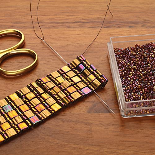 Needles Beading 12 agujas finas que facilitan el enhebrado de cuentas 2