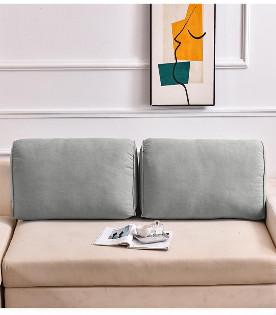Bardzo gruba poduszka podtrzymująca lędźwie, na sofę, do czytania i podparcia talii, zdejmowana poduszka, zagłówek, 70 x 45 x 20 cm, idealna do najwyższego komfortu i relaksu