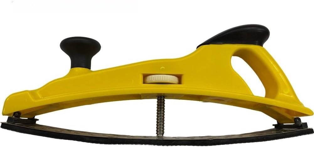 Adjustable Handheld Sanding Block with Dust Extraction Port Ergonomic Grip 198x100x70mm(400mm)