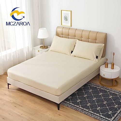 Grounding Sheets King, 90% Organic Cotton+10% Silver, Fitted Grounded Bed Sheet Deep Pocket for Improved Sleep & Wellness (White, King - 78"x80"x15")