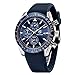Produktbild BY BENYAR Herren Uhr Beiläufig Elegantes 30M Wasserdicht Sport Chronograph Analog Quartz Armbanduhren für Herren Kalender Kautschuk Band