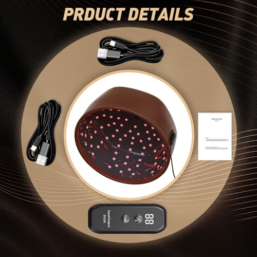 iKeener Laser Cap for Hair Growth, FDA Cleared 660nm & 850nm Red Light Therapy Cap for Hair Regrowth with 120PCS Lamp, Natural Hair Loss Therapy for Men and Women - Image 7