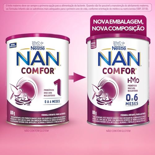NAN Fórmula Infantil Nan Comfor 1, 800G glide