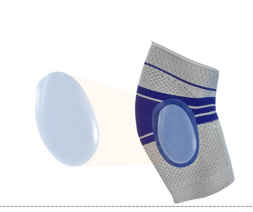 Codo Apoyo de la Ayuda, Brazo Soporte Mangas, el Dolor artrítico Alivio golfistas Tenis Deportes de protección contra Lesiones Hombres Mujeres (Color : Azul, Size : XL)