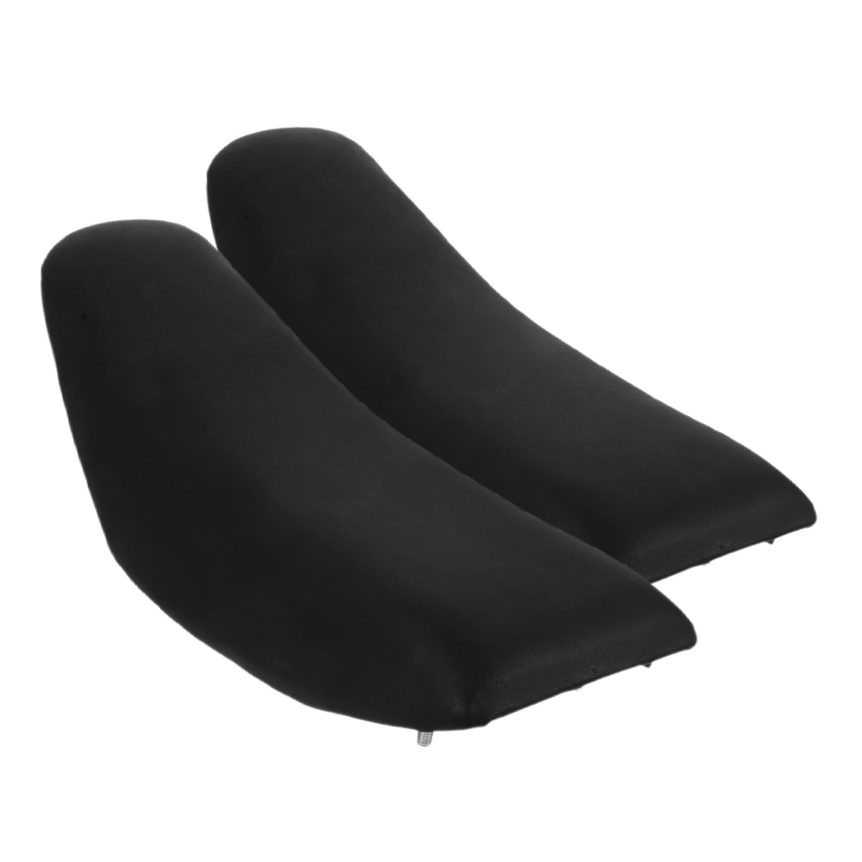 Cabilock 2pcs Housse de Siège Moto Rembourrée en Polyester et Éponge, Selle Large de Moto Cross Confortable et Solide pour Quad Tout-Usage Plage et Hors-Piste