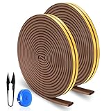 PREMIUM QUALITY MATERIAL: RATEL Türfenster Wetterstreifen Schaumband wird von EPDM hergestellt hat hochwertige Mesh-Klebstoff. D-Typ Schaumversiegelungsstreifen, weich und langlebig, gute Leistung auf winddicht, wasserdicht, Schädlingsbekämpfung, staubdicht, bruchsicher, dämpfen das Geräusch etc.