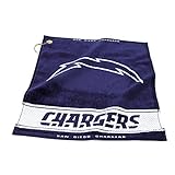 NFL San Diego Chargers Jacquard Woven Golf Towel