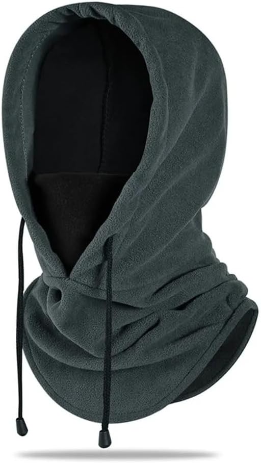 JSEIAJB Winter Windproof Cap Outdoor Hood Cold Padded Beanies Plush Warm Hat