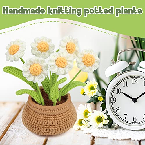 Image of kgxulr Crochet Kit, Little Daisy Knitting Kit, Crochet Kit for Beginners