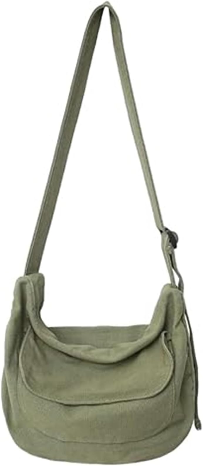 Canvas Sling Bag for Men & Women | Spacious Casual Crossbody Shoulder Bag | Lightweight Travel Messenger Bag for Daily Use & College