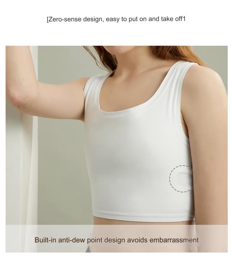 FTM Binder Transgénero para Reducir Pecho sin Dolor, Pack de 2 Tops Talla M 2