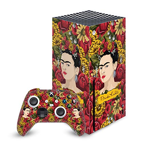 Autocollant vinyle Xbox Series X Frida Kahlo skin console et manette