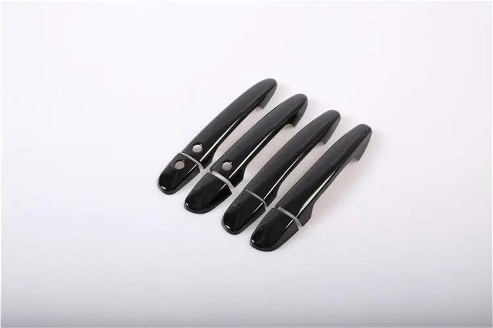 SLIMES for Mazda for Cx-5 Cx5 CX 5 2012-2022 Gloss Black Chrome Car Door Handle Cover Trim Car Styling Accessories Cover Stickers(Black 2 Buttons)