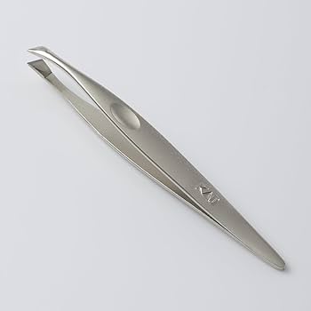 Amazon | 貝印 KAI Groom! 毛抜き 先斜 シルバー ピンセット用