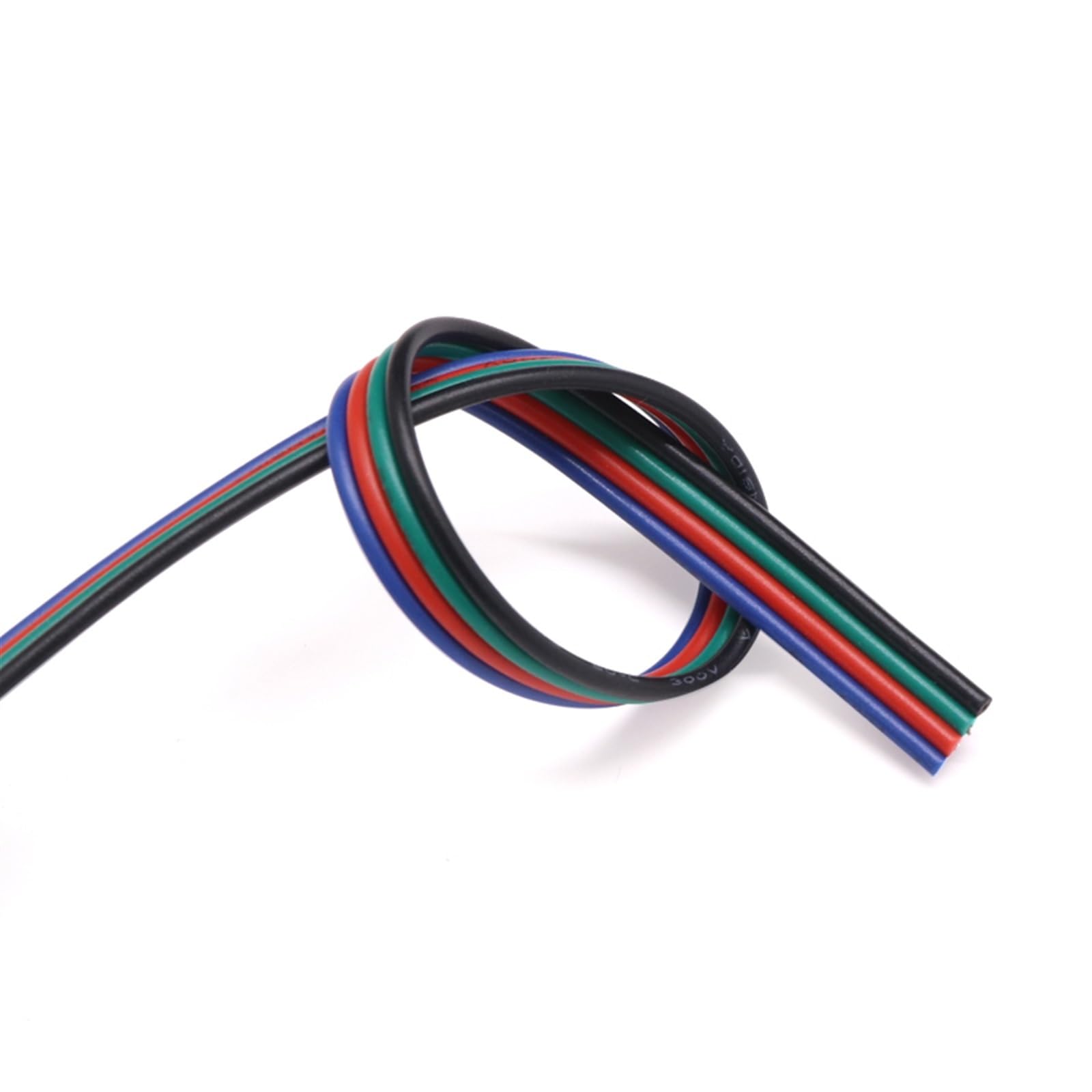 Stromkabel, 5050 RGB-Lichtkabel, 18AWG-Anschlusskabel, 5M/10M Elektrokabel, 2/3/4/5/6-poliges Kabel(3pin,5m)