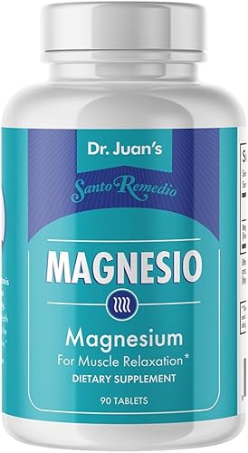 Santo Remedio Magnesio, apoya la relajación muscular, suplemento dietético, citrato de magnesio 300 mg, sin sabores artificiales, sin colores