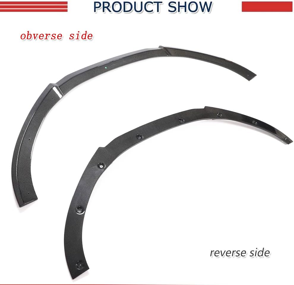 Real Carbon Fiber Front Bumper Lip for Audi RS6 Avant C7 2013-2018 Front Chin Spoiler Front Lip Spoiler Factory Outlet