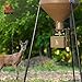 Boss Buck 200 Series Large Outdoor Automatic Hunting Wildlife Deer Feeder, 200 Pound Maximum Feed Capacity for Game and Wildlife Management, Brown