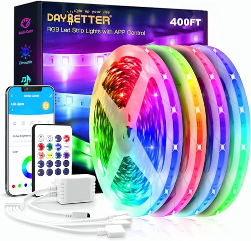 DAYBETTER Led Strip Lights 400ft Review: A Comprehensive Look at Ultra-Long Smart RGB Lighting