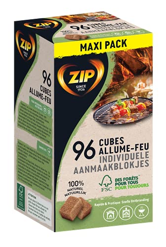 ZIP Cubes Individuels Naturels x96 Natural Individual, Black