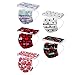 50 Piezas para Mujer y hombre,Desechables de Filtro de Elásticos Bufanda con Estampado de Fiesta de los amantes Elástico Earloop Neckerchief Chal Bandanas,Viajes,Citas y Románticos