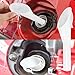 2 Pcs Fuel Funnels for Automotive,Capless Fuel Funnel Compatible with Ford F150 Lincoln,Replacement for OEM#8U5A-17B068-EB 1782177 1833948 2050651 Original Gas Tank Funnel(White)
