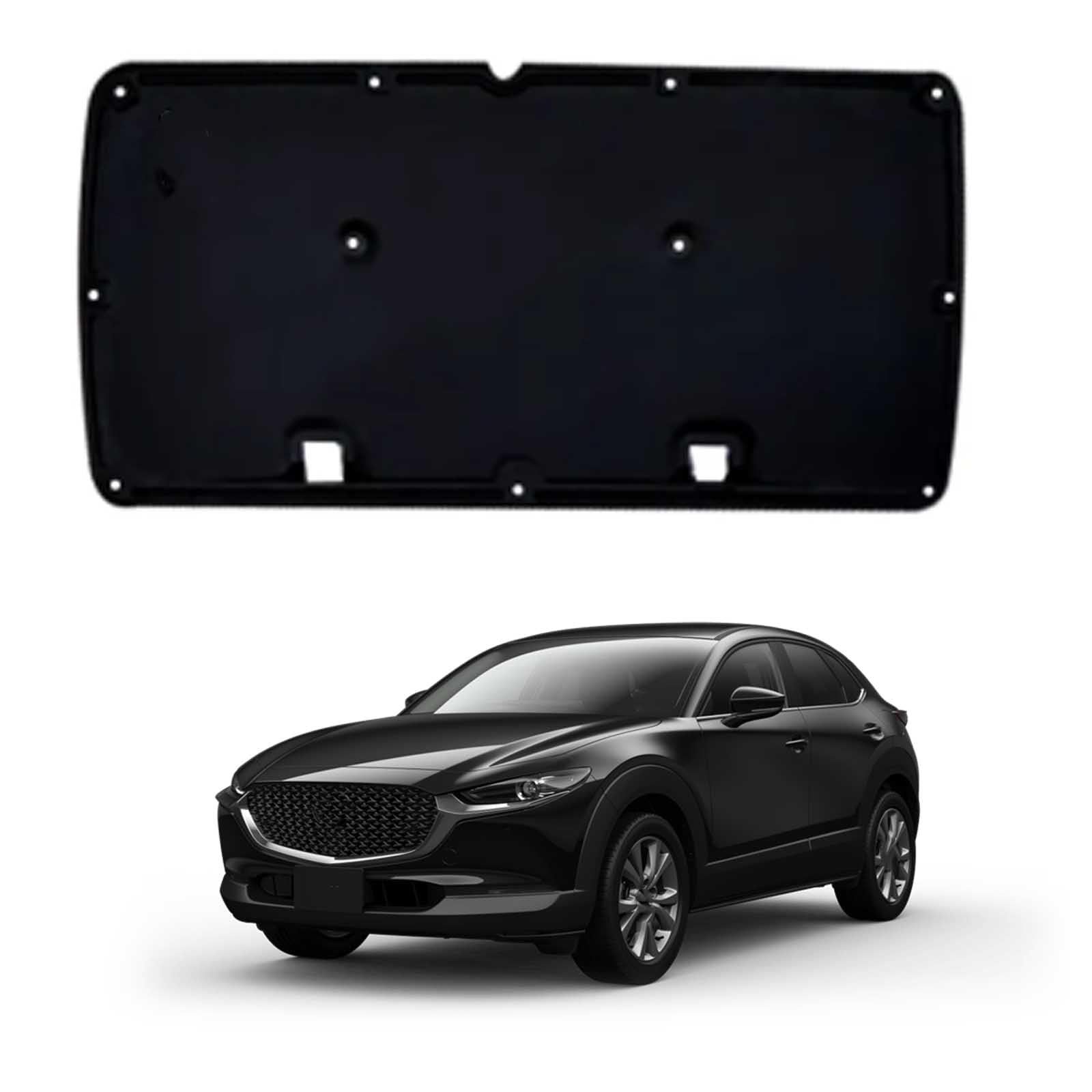 Papep Normal Heat Shield & Soundproof Cotton For Mazda Cx-30 Oe: Dhb456681, Bonnet Engine Insulation Mat, Noise Reduction Thermal Liner Cover For Car Hood