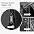 QH.HOME Winter Patio Heater Covers, [2025 Upgraded Tear-Resistant Fabric] Waterproof with Robust Zipper ,Height fit 87"-92",Dustproof/Wind/Sunlight/Snow-Resistant, 2 Pack-Black
