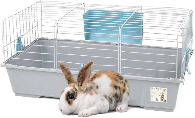 GarPet Kaninchenkäfig Indoor für Meerschweinchen, Hasen & Nager