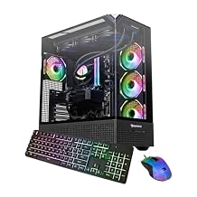iBUYPOWER Element Pro Gaming PC Desktop Computer AMD Ryzen 7 9850X3D CPU, NVIDIA GeForce RTX 5070 12GB GPU, 32GB DDR5 RGB 5200MHz RAM,2TB SSD, Windows 11 Home,Gamer Keyboard and Mouse -EPBA7N5702