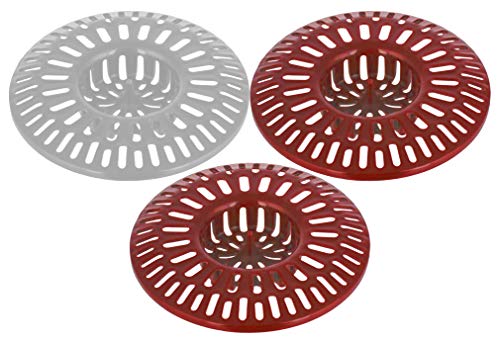 Protector para bañera paq x3, colador para ducha
