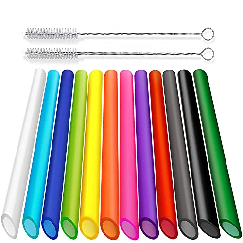 ALINK 10 Triatan Pitillos Reutilizables + 12 Boba miniatura 6