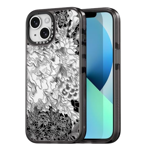 Coque iPhone 13 fleurie esthétique et mignonne antichoc 6,1"