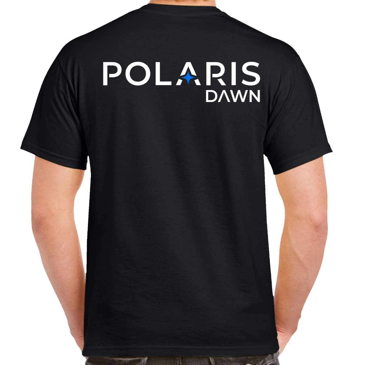 Polaris Dawn Mission Logo Double Sided Shirt-Large Black