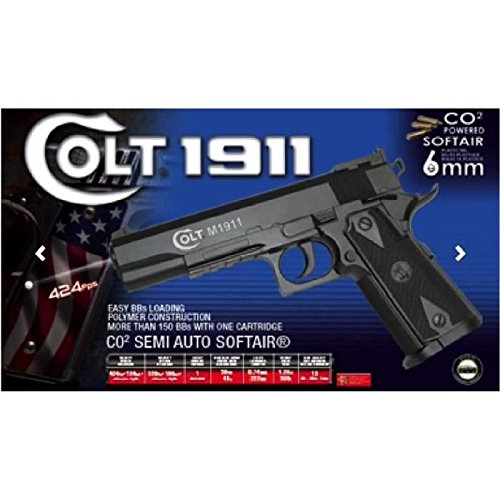 CyberGun - Pistola de bolas Colt Metal 1911 Match C0 2 0.500 julios venta prohibida a menores de 18 años