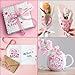 QOUBAI 36 Pcs Mother's Day Balloon Stickers Happy Mom's Day Balloons Decor Mothers Day Balloon Decals DIY Letters Bobo Label Sticker Hot Pink for Mother's Day Celebration Party Favor Supplies