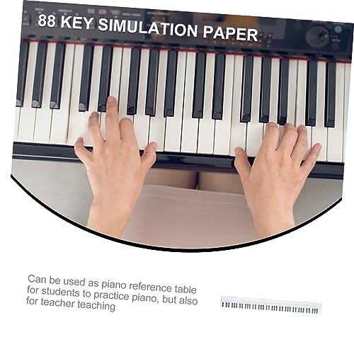 BESTonZON 3 Pcs 88 Clavier Pratique Autocollant Graphique Papier Clavier Carte Papier Couché Blanc Clavier Échelle Autocollant Piano Doigté Autocollant Clavier Papier De Formation Clavier - Les Beatles, Paul McCartney, John Lennon, RIngo Starr, George Harrison BESTonZON 3 Pcs 88 Clavier Pratique Autocollant Graphique Papier Clavier Carte Papier Couché Blanc Clavier Échelle Autocollant Piano Doigté Autocollant Clavier Papier De Formation Clavier – Image 5