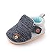 Cheerful Mario Chaussons pour Nourrisson Bambin Chaussures Premiers Pas bébé Garçons Filles Chaussures Rampantes Semelle Souple Respirant Marine 6-12 Mois