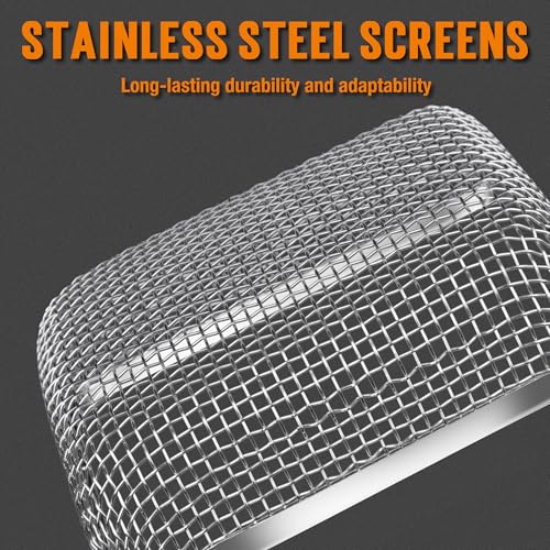Image of TONDA RV Furnace Vent Screen, Bug Screens Heater Vent Cover for Camper with Installation Tool and Silicone Rubber, Square